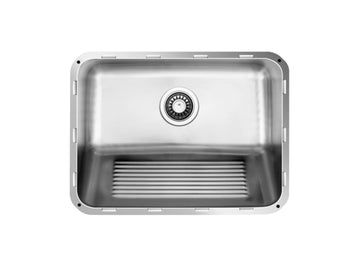 24 inch Flush Mount Stainless Steel Utility/Laundry Sink - Toledo TZ DL557 - Sink Depot